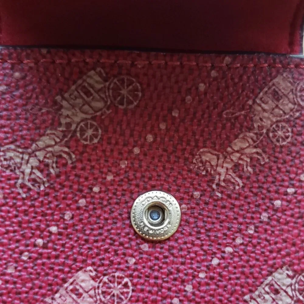 COACH Bag Charm With Horse And Carriage Print - Picture 7 of 11